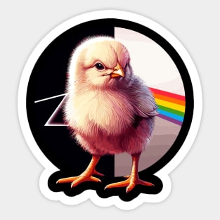 The Dark Side Of The Chick Sticker